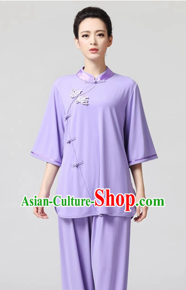 Top Asian China Tai Chi Short Sleeves Uniform