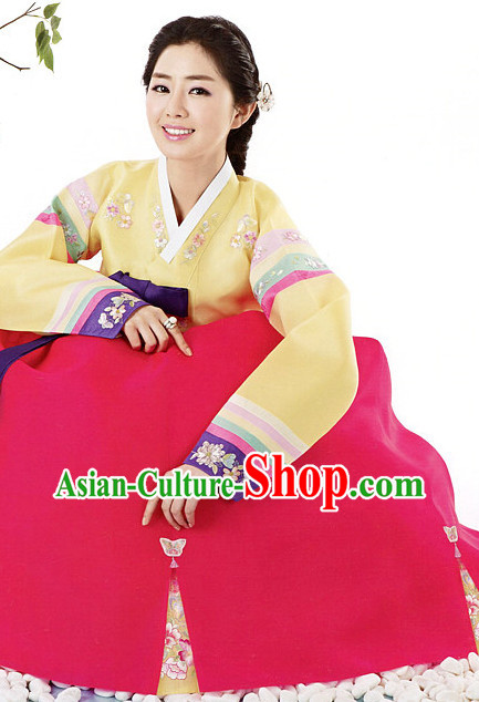 Korean National Hanbok Costumes Complete Set for Women