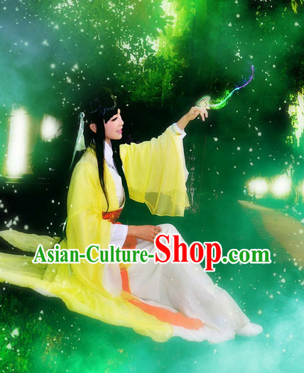 Chinese Costumes Traditional Clothing China Shop Yellow Fairy Costumes