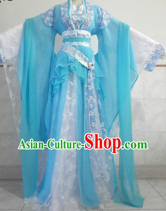 Asian Fashion Chinese Hanfu Halloween Costumes for Women