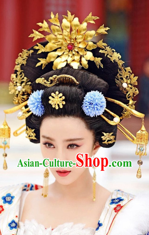 Tang Dynasty Style Chinese Empress Hair Accessories Hair Extension