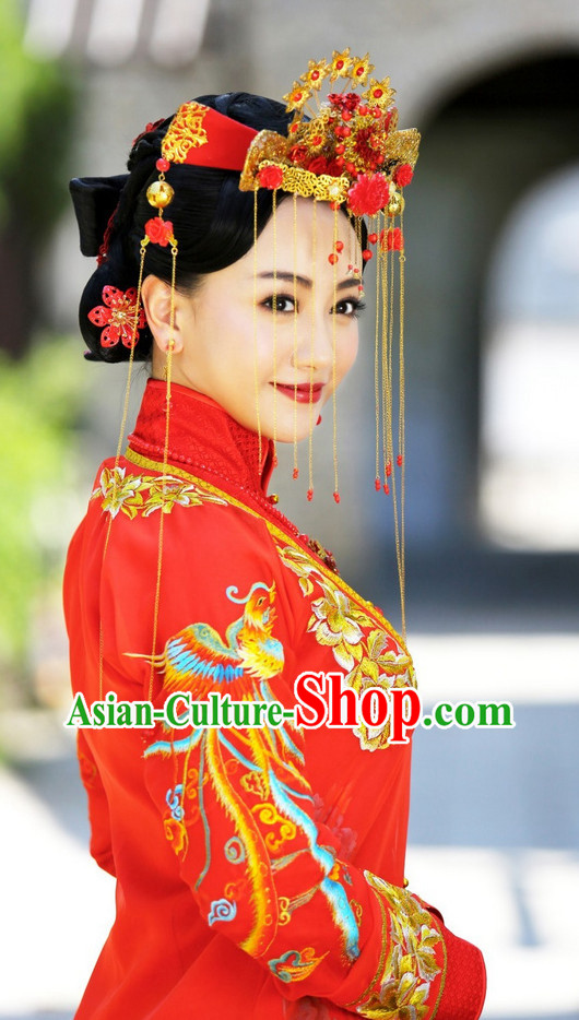 Chinese Traditional Wedding Hair Jewelry