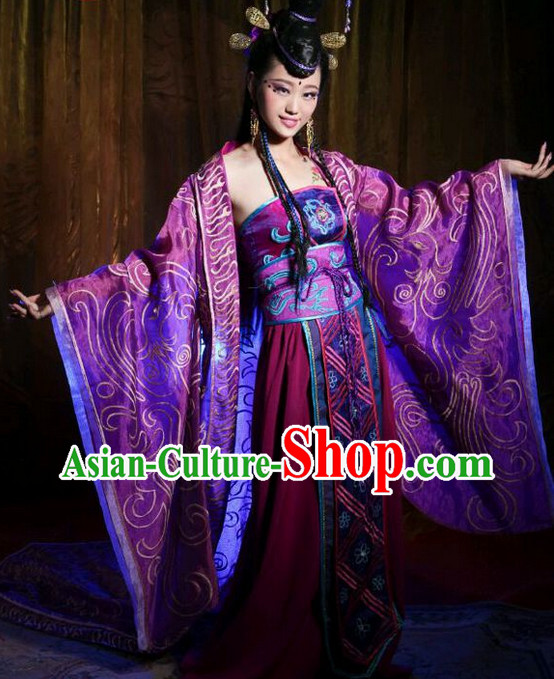 Chinese Empress Costumes Asian Fashion and Hair Jewelry Wig