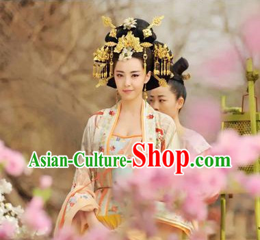 Chinese Traditional Princess Hair Accessories and Jewelry