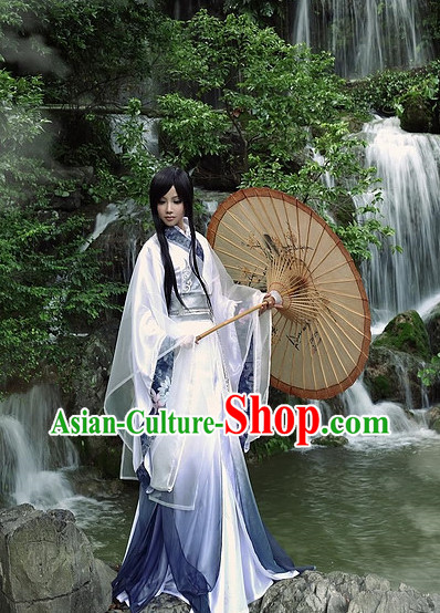 Asian Fashion Chinese Hanfu Clothing Complete Set