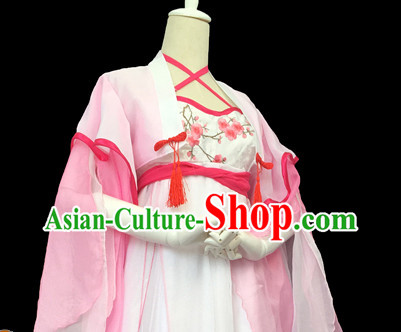 Chinese Ancient Legend Plum Blossom Fairy Costumes for Women