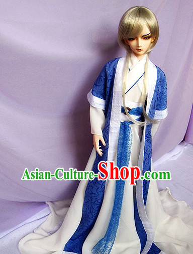 Asian Fashion Chinese Hanfu Clothing Complete Set for Men