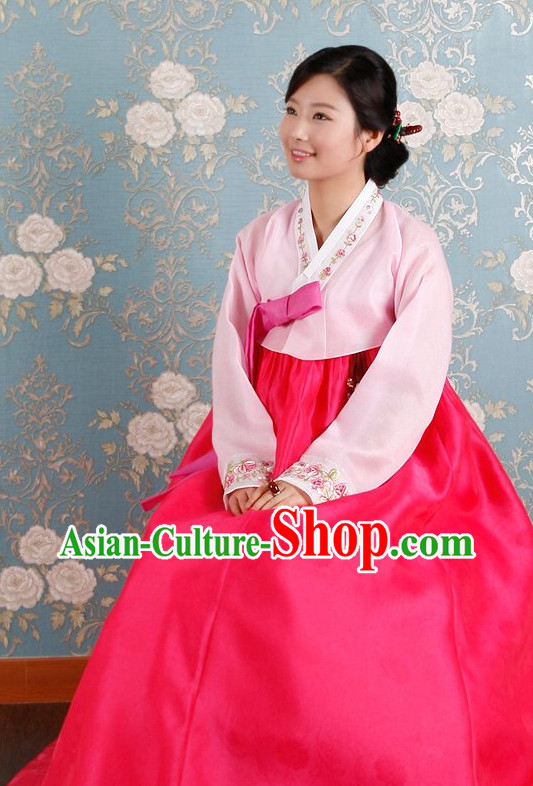 Korean Traditional Hanbok Formal Dresses Special Occasion Dresses for Women