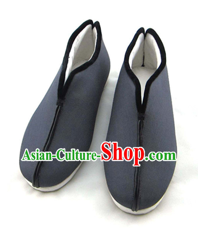 Handmade Chinese Traditional Leather Winter Shoes online Shopping Footwear