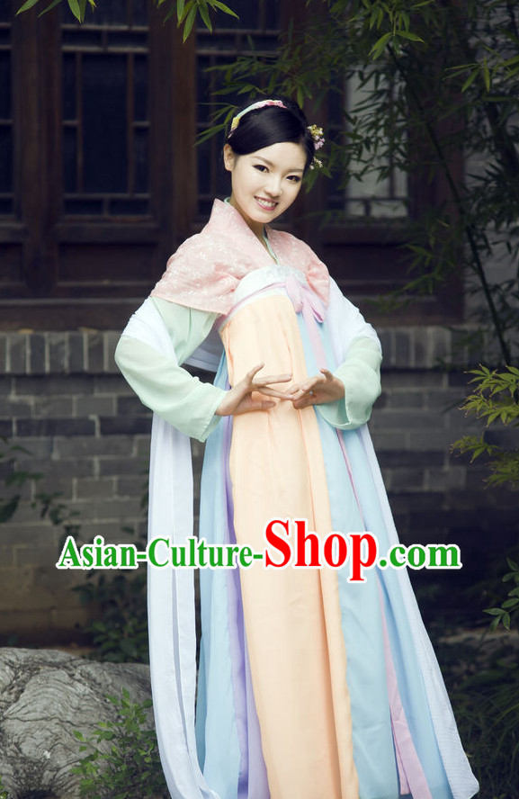 Asian Fashion online Oriental Dresses Chinese Hanfu Plus Size Wholesale Dresses Complete Set