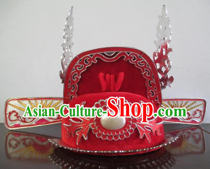 Asian Fashion Oriental Beijing Opera Wedding Bridegroom Scholar Hat