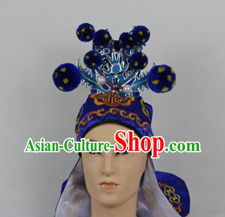 Oriental China Stage Performance Superhero General Hat