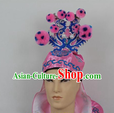 Oriental China Stage Performance Superhero Hat