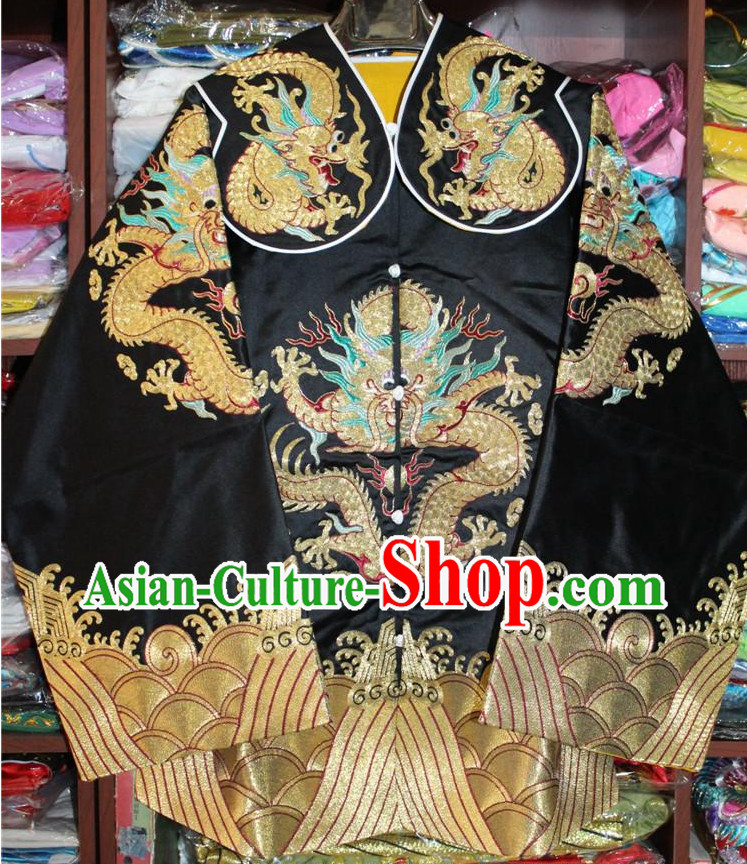 Oriental Clothing Chinese Peking Opera Dragon Embroidery Costumes Robes