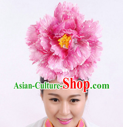 Chinese Classical Dance Big Peony Hair Decoration