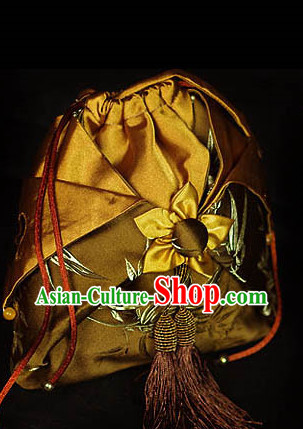 Chinese Classical Hanfu Accessories Traditional Handmade Designer Hand Bags Handbags