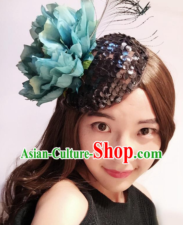 Custom Made Designer Handmade Butterfly Hair Fascinators Hair Slides Headpieces Hair Ornaments Set