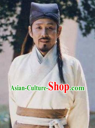 Chinese Ancient Scholar Fabric Hat for Men