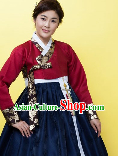 Korean Traditional Mother Hanbok Formal Dresses Special Occasion Dresses for Women