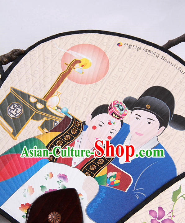 Korean Traditional Handmade Dance Fan for Women