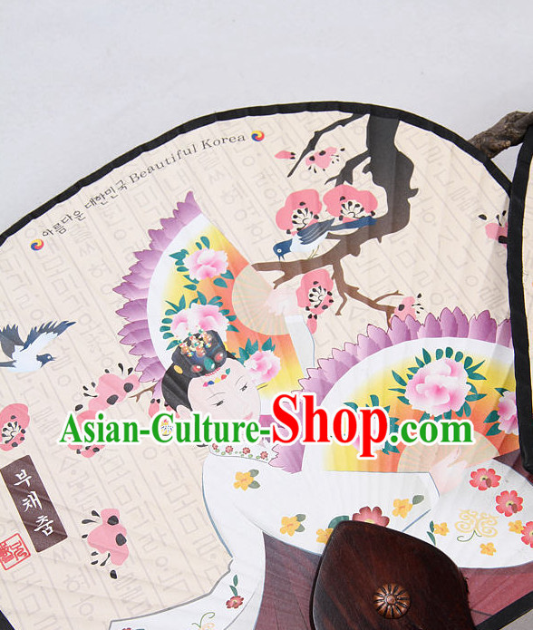 Korean Traditional Handmade Dance Fan for Women