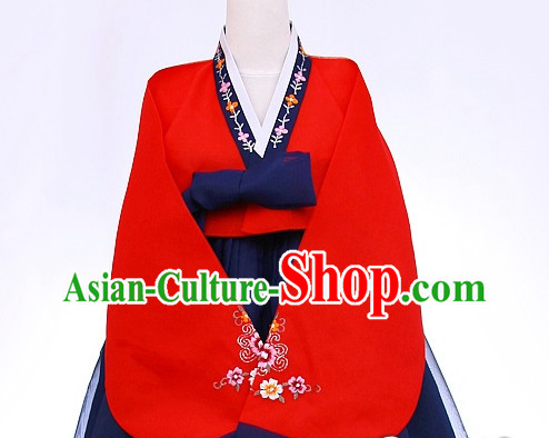 Top Korean Traditional Custom Made Dance Hanbok Costumes Complete Set for Women