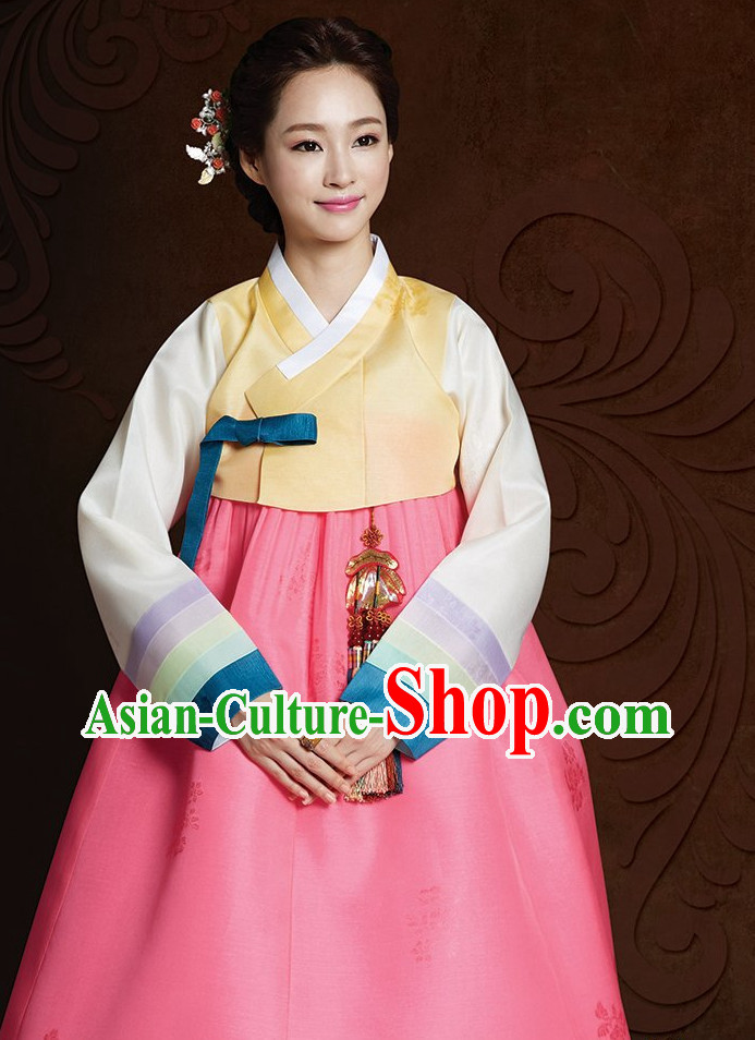 Top Korean Traditional Custom Made Hanbok Clothing Complete Set for Women