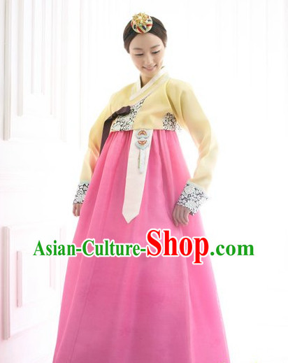 Korean Traditional Custom Made Dangui Hanbok Clothing Complete Set for Women