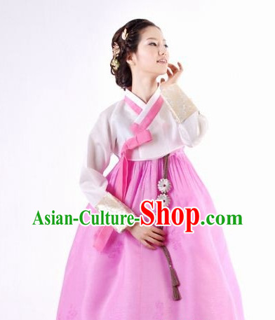 Korean Traditional Custom Made Dangui Hanbok Clothing Complete Set for Women