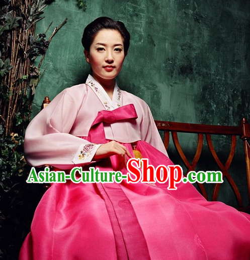 Traditional Korean Custom Made Dangui Hanbok Clothing Complete Set for Women