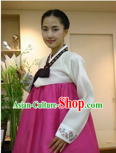 Korean Traditional Custom Made Dangui Hanbok Clothing Complete Set for Women