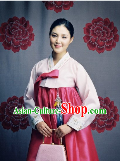 Traditional Korean Custom Made Hanbok Clothing Complete Set for Women