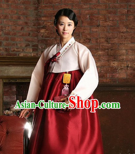 Traditional Korean Custom Made Hanbok Clothing Complete Set for Girls