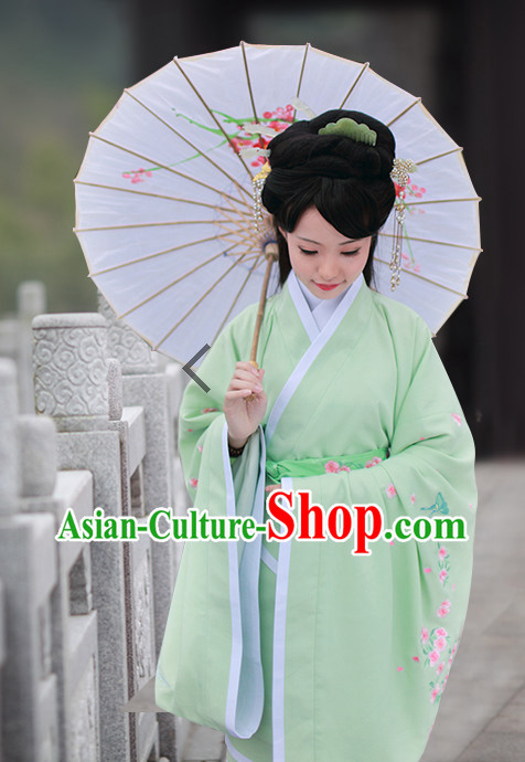 Chinese Ancient Hanfu Clothing Complete Set for Women