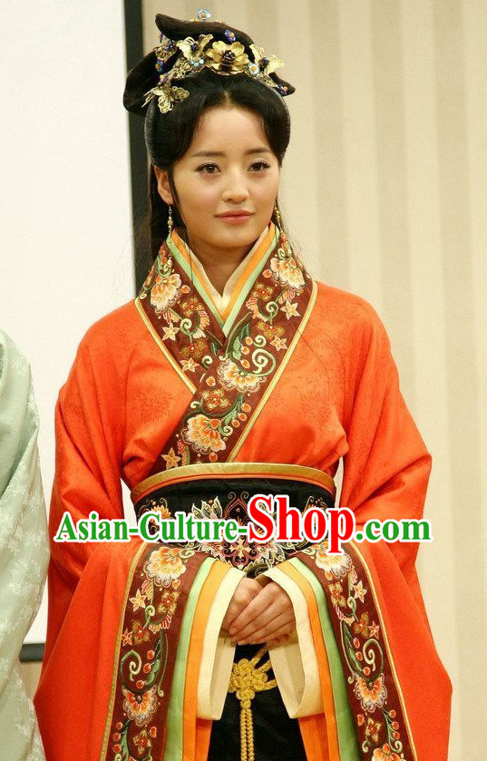 China Fashion Xi Shi Costumes and Hair Accessories Full Set