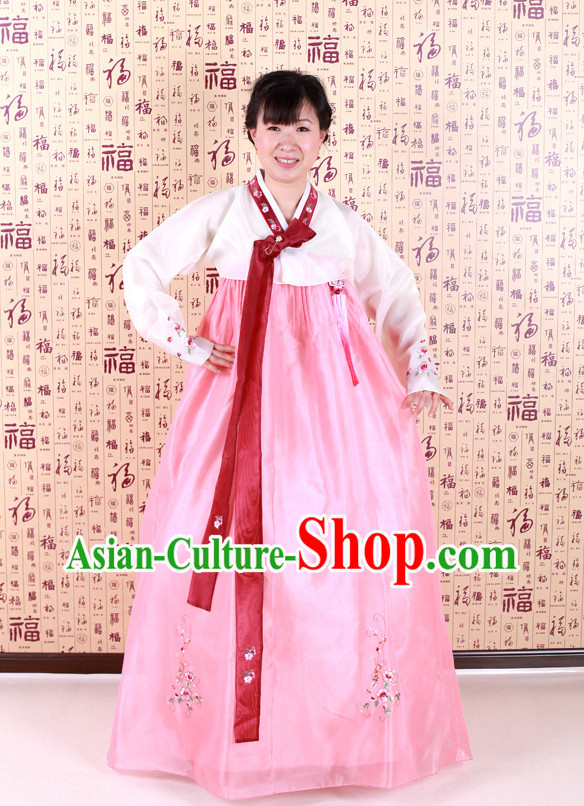 Korean Traditional National Dancing Costumes for Women