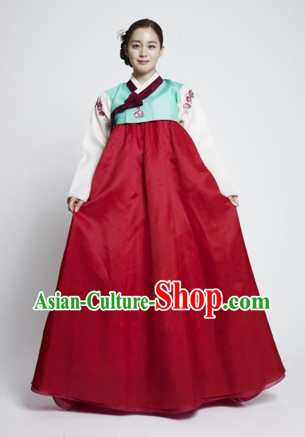 Korean Princess Ancient Female Costumes Complete Set