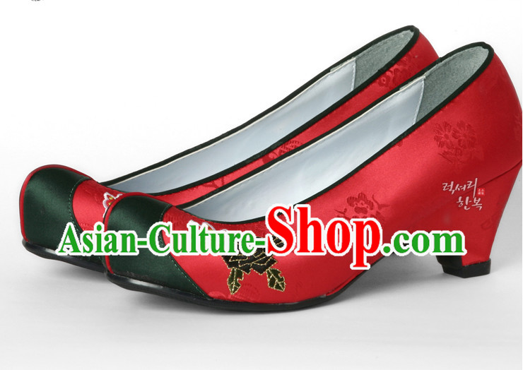 Korean Traditional Wedding Bridal Shoes for Brides