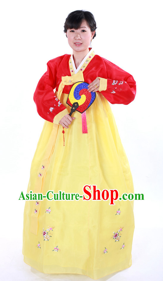 Korean Female Dance Costume Complete Set