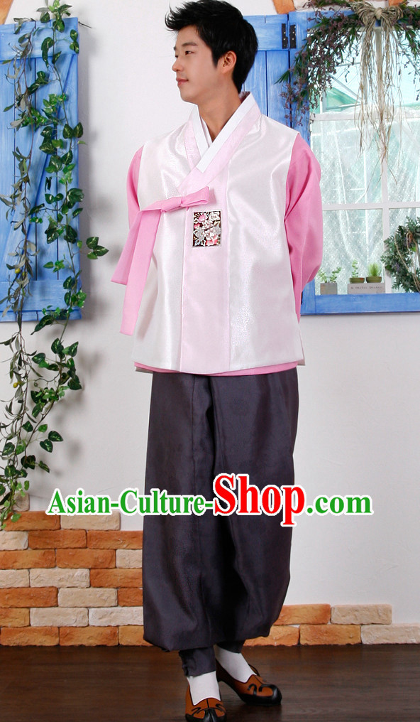 Korean Male Bridal National Costumes Complete Set