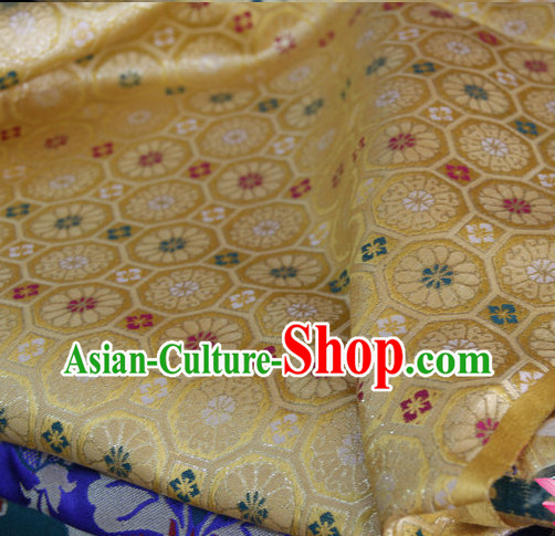 Chinese Tibetan Brocade Upholstery Material Embroidered Fabric Dress Material