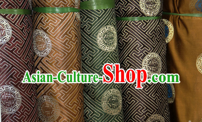 Chinese Traditional Brocade Embroidered Fabric