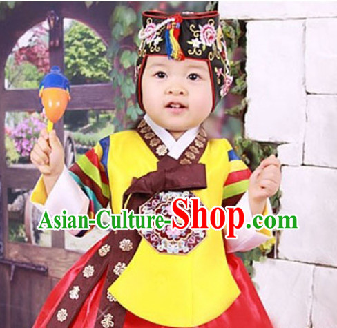 Korean Traditional Clothing Plus Size Clothing Fashion Clothes Complete Set for Kids