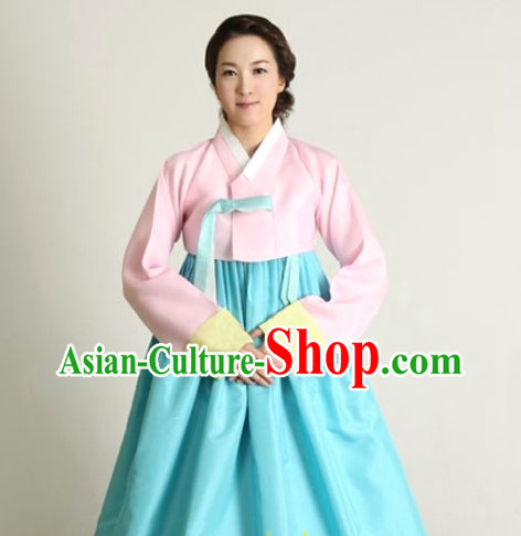 Korean Traditional Clothing Female Plus Size Dress Fashion Clothes Complete Set