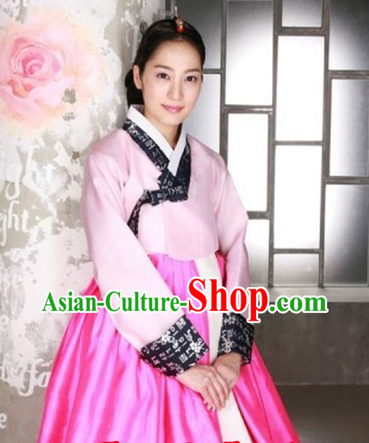 Korean Traditional Clothing Imperial Female Plus Size Dress Fashion Clothes Complete Set