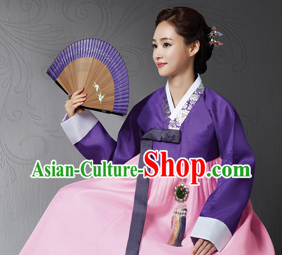 Korean Traditional Dress Imperial Female Plus Size Dress Fashion Clothes Complete Set