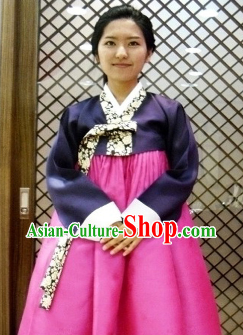 Korean Traditional Clothing Imperial Female Plus Size Dress Fashion Clothes Complete Set