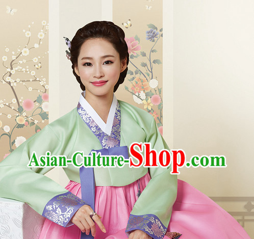 Korean Traditional Dresses Imperial Female Plus Size Dress Fashion Clothes Complete Set