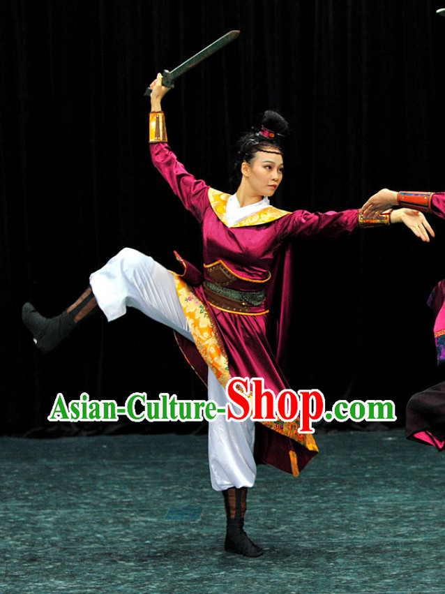 Chinese Classical Sword Dancing Costumes