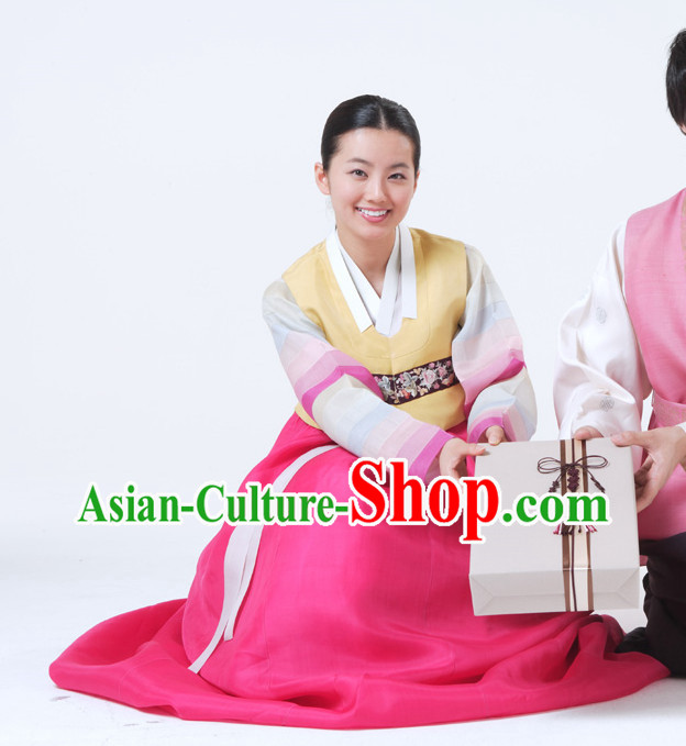 Korean National Dress Costumes Traditional Costumes for Lady